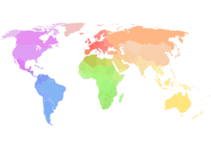 Map showing the territories where Zylem exports its liquid fertiliser products