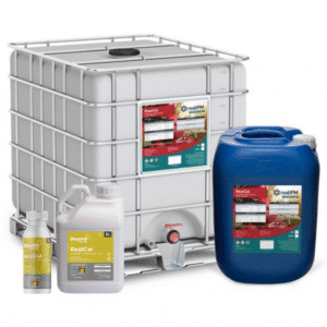 RealCal organically complexed liquid calcium fertiliser — IBC tank and drums by Zylem South Africa
